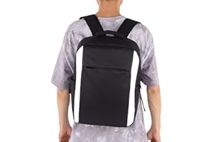 cigemay Mochila Almacenamiento Host para PS5, Estuche Transporte a Prueba de Golpes con Correa de Hombro Ajustable para Consola de Juegos PS5, Bolsa de Nailon Impermeable Multifunción Portátil