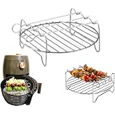 Pop&uuml;ler Airfryer Şiş Izgarası Xiaomi 3.5 Lt Ve Philips 4.1 Lt İle Uyumlu Hava Frit&ouml;z&uuml; Şiş Izgarası 18 Cm
