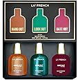 La French Best Fragrance for Unisex Aquatic and Citrus | Perfume Gift Set of 3 (Hang Out + Date Out + Look Out) Upto 24 hrs lasting (Eau De Parfum) | Rakhi Gift Set For Brother and Sister