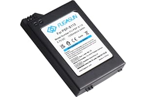 FUGASUN PSP-S110 Batterie, 1200 mAh PSP-S110 Ersatz-Batterie für PSP3001/ PSP3002/PSP3003/PSP3004/PSP2001/ PSP2002/PSP2003/PSP2004