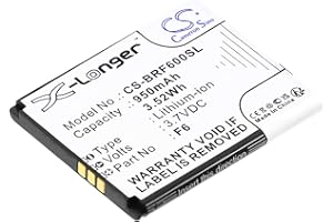 TCTK TECHTEK Batteria 950mAh compatibile con [Brondi] Amico Mio + C, Amico Mio+, Special e, Supe, Super sostituisce F6 FBA
