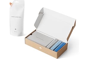 am Set Pulizia Schermo 3 Pezzi con Ricarica 200 ml – Kit per Smartphone, Tablet, PC, Auto e TV – Spray Detergente e Panni in Microfibra Inclusi – Pulitore Schermo per Casa, Ufficio e Auto (Blu)