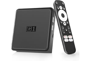 KINHANK Android TV Box – 2025 Smart TV Box kompatibel mit Google und Netflix Zertifiziert, 4K HDR10+/Dolby Vision/Dolby Digital+, 4GB RAM+32GB ROM Streaming Box, WiFi 6/BT5.0, Sprachassistent, Screen Mirror