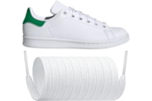 Endoto Lacci per Adidas Stan Smith Scarpe, Stringhe Laccio di Ricambio Larghi Piatti Shoelaces Laces