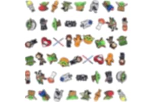 BSNRDX Adornos para Zapatos Cartoon Pines para Zuecos PVC Encantos Clog Adornos Regalos de Niños Fiesta Cumpleaños Decoración para niños y niñas 50 pcs