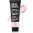 Swiss Beauty All-In-One Lightweight CC Cream with SPF 30 | Cover, Correct and Conceal | For Natural, Medium coverage | Shade- 02 Soft Ivory, 25g |