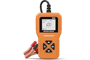 OBDMONSTER TE503 6V 12V 24V Car Battery Tester, 100-2000 CCA Voltage Tester 2Ah-220Ah Digital Auto Battery Analyzer Internal Resistance Tester Automotive Alternator for Cars/Trucks/Motorcycles/Boats (TE503)