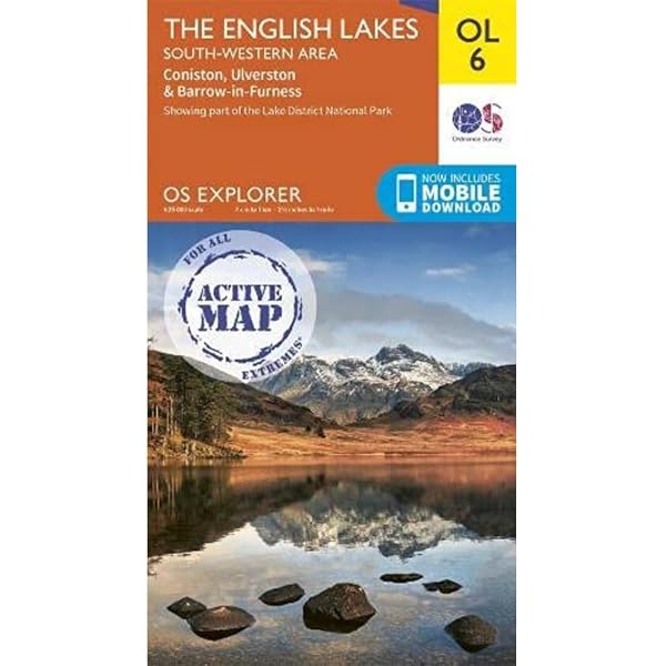 Mappa Escursionistica Lake District O.S. Explorer OL7 The Lake District ...