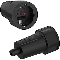 Spina Schuko In Gomma IP44 - 2 Poli 16A 250V Con Protezione Antipiega - Foto 7