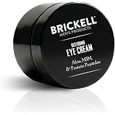 Brickell Men's Under Eye Restorative Cream for Men, Natural &amp; Organic Anti-Aging Eye Balm to Reduce Puffiness, Wrinkles &amp; Dar