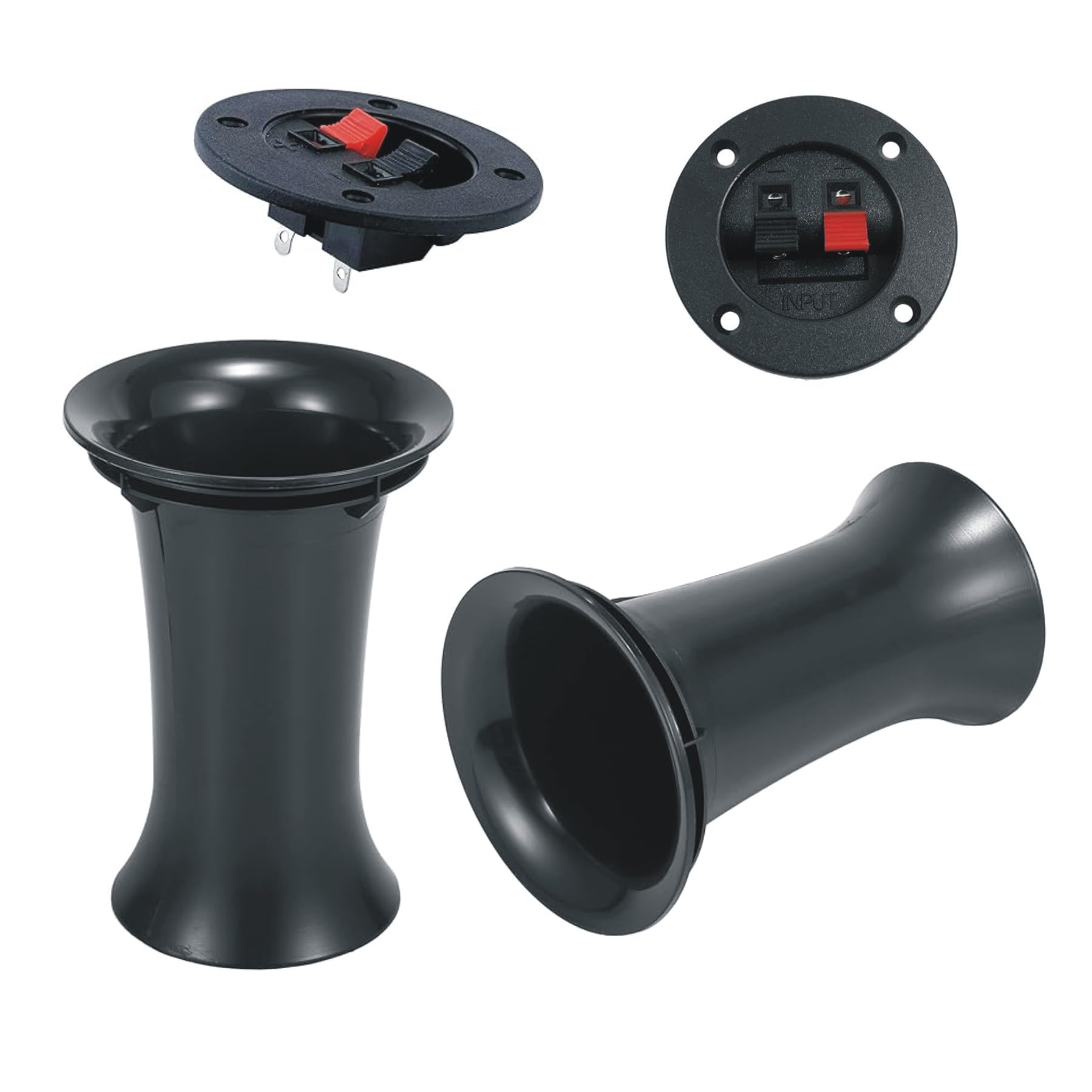 Speaker Box Airpass Tube (Pack of 2) & Speaker Terminal Push Type (Pack of 2)