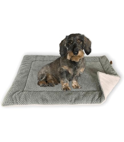 FLUFFINO Hondendeken Omkeerbaar 150x100cm - Pluizig & Robuust - Wasbaar - Grijs