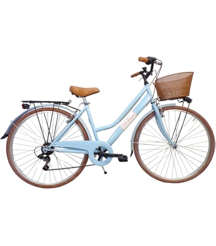100 Euro Bicicletta Da Cittu00e0 Da Uomo City Bike 28 Pollici, Bici Da  Passeggio Ca 7 Velocita Shimano Nera Bici Donna