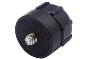 Christol 1/4 Screw to 17mm Ball Head Interface Joint Adapter Plastic for DVCamera Car Mounting TripodsMonitors GPSBracket Holder