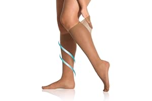 alber's SALUS CURVY 40 - Pack da 5 | Gambaletto Donna Riposante a Compressione Graduata, Bordo Largo Comfort, per Gambe Formose, Semi-Opaco 40 DEN | Taglia Unica (36-41)