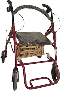 FASTWELL Good Rollator Walker with Footrest with Break