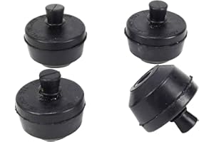 CAR-PARTS24 4x Stop Buffer Rear Axle Spring Travel Limiter Stop Rubber Buffer Leaf Spring Buffer