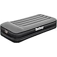 Bestway | Tritech Air Mattress, Twin Size with Built in AC Pump | Durable Inflatable Mattress with Fast Inflation and Storage Bag, Grey