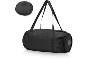 YITEXIN Sac de Sport Pliable avec Poche Humide et sèche, Sac de Voyage ultraléger, Sac de Grande capacité, Sac de Transport résistant aux éclaboussures19 x 11 in (48 x 28 cm)