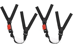 ULTECHNOVO Lot de 2 mentonnières universelles pour Casque de sécurité avec mentonnière Noire – Mentonnièress de Rechange pour Travailleurs du bâtiment, Noir, 45X3.5cm