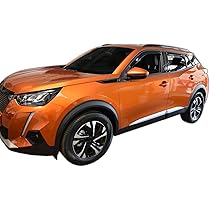 Deflettori D'aria Antiturbo Per Peugeot 2008 / 2008E Dal 2019 - Set 4 Pezzi | Nero Fumè - Foto 2