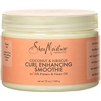 Shea Moisture Coconut und Hibiscus Curl Enhancing Smoothie, 1er Pack (1 x 340 g)