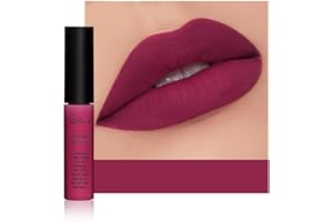 Anifer Velluto opaco rossetto liquido trucco lunga durata e usura impermeabile, non Stick Cup Lip Gloss, (Rosa Viola 622)