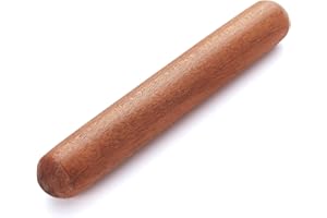 Wałek do ciasta Kyraton, ciasto drewniane do ciasta do ciasta do ciasta, francuski pieróg do ciasta do ciasta, ciasto do ciasteczek (20 cm)