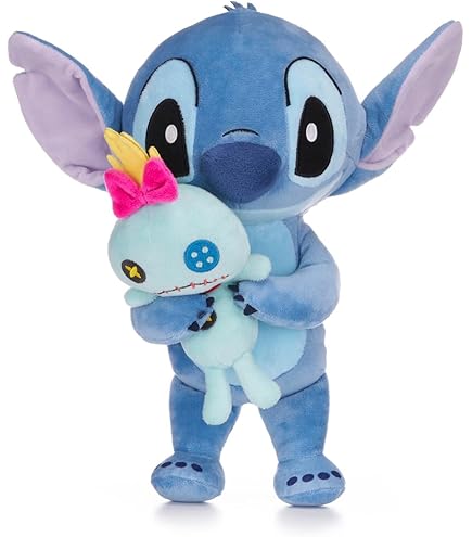 Squishmallows Disney Kuscheltier Stitch mit Blütenkette 25 cm Smyths Toys Schwei