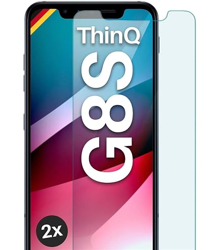 X-Dision 3 Pellicole In Vetro Temperato 9H Per LG G8S ThinQ: Protezione Schermo Infrangibile, HD Chiaro, Anti Graffio, 0,33mm
