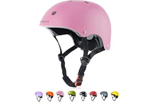 BURSUN Kinder Fahrradhelm Kinderhelm Skaterhelm für Alter 2-16 Jahre Jungen Mädchen, Kinderhelm für Fahrrad Roller Skateboard Scooter Roller Skating