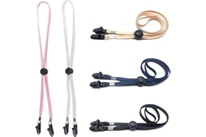 Wenrou 5 Stück Hut-Halteclip, Hut Kinnschnur, Verstellbare Hutgurt-Clips, Hutschnur, Winddichte Gurt-Clips, Geeignet Für Fischerhut, Strohhut, Sonnenhut, Brillen, Handschuhband