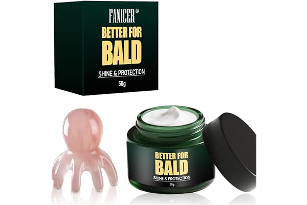50ml Crème de Soin du Cuir Chevelu, avec peigne, Crème calvitie nourrissante, Soin du Cuir Chevelu sec pour les Chauves, Hydratante, Soins du cuir chevelu de qualité supérieure