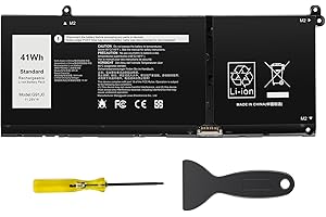 ASUNCELL 11.25V-41Wh G91J0 Batterie d'ordinateur portable pour Dell Inspiron 13 5310 5320 5330 Series, Dell Inspiron 14 5410 5415 5418 5420 5425 5430 5435 Series,Dell Inspiron 15 3510 3511 3515 Series