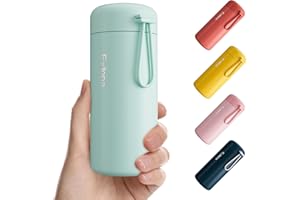 Exllena Botella Térmica Pequeña 300ml – Mini Botella de Acero Inoxidable sin BPA, Aislamiento Térmico 4-6 Horas con Diseño Portátil y Hermético (Menta)