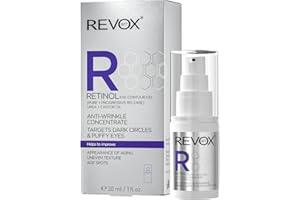 REVOX B77 - Gel Contour des Yeux au Rétinol Concentré Anti-Rides, 30 ml, Réduit Rides et Ridules, Lisse Texture, Stimule Production de Collagène, Hydratation Profonde, Regard Plus Jeune et Raffermi