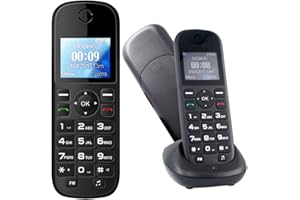 Mobiho-Essentiel Pack Le Classic Mega 3 - Portable Personne âgée. Idéal pour Un Senior Qui Veut Un téléphone de Plus Grande Taille pour téléphoner, la SIMPLICITE. DEBLOQUE - FEV-2022-Désormais 2G/3G