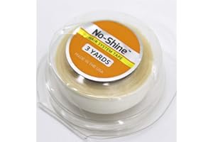 LEOO HAIR "No Shine" Walker doble cara rollo cintas pegatinas adhesivo hombres sistema prótesis capilares pelo cabello reemplazo toupee peluca extensión pelo(3 yardas & 1/2 pulgadas)