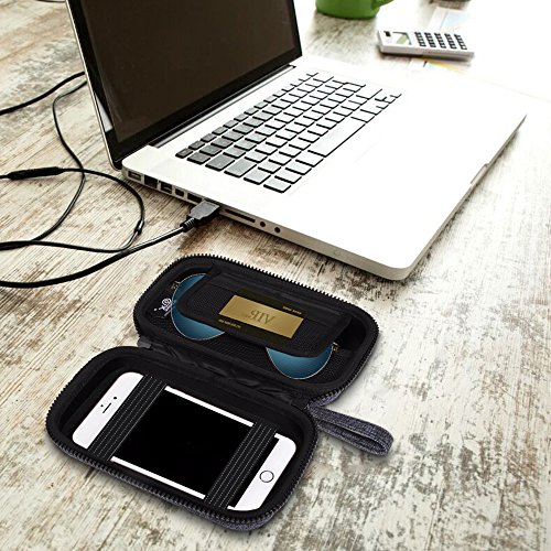 Universal Digital Tragbarer Aufbewahrungstasche -Evershop Multifunktionale Kabelaufbewahrungstasche Organizer-Kasten Reisetasche f  r USB-Sticks Kabel