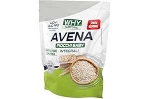 WHY NATURE AVENA FIOCCHI BABY - Fiocchi Di Avena Integrali Senza Glutine - Gusto Neutro - 1 Kg