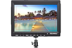 Feelworld FW759 Camera Monitor 7” HD 1280x800 Field Video LCD IPS Screen 800:1 High Contrast Ratio for Steady Cam, DSLR Rig, Camcorder Kit, Handheld Stabilizer
