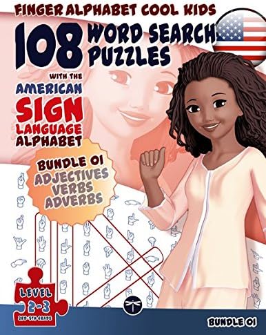 Project FingerAlphabet ASL Word Search CoolKids Omnibus Edition