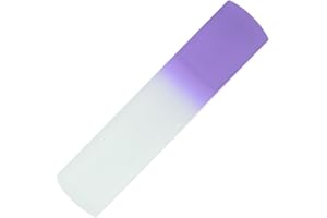 MONT BLEU Von Hand gefertigte Glas-Hornhautraspel - Glas-Fußfeile, echtes gehärtetes Glas aus Tschechien - Entfernt harte Haut, abgestorbene Haut und raue Haut - Hornhautentferner