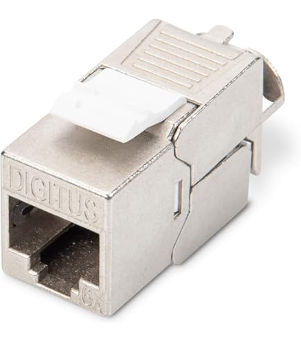 Adattatore Guida DIN DIGITUS - 2 Porte, Angolo 45°, Acciaio Inox, Per Moduli Keystone - Foto 8