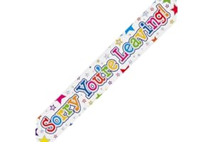 OAKTREE 9ft Banner Sorry You're Leaving Stars