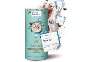 ‎SHAPE REPUBLIC SHAPE REPUBLIC Iced Caffè Latte - Mahlzeitersatz Shake - Proteinreich - Enthält 24 Vitamine & Mineralstoffe - Diät Shakes zum Abnehmen