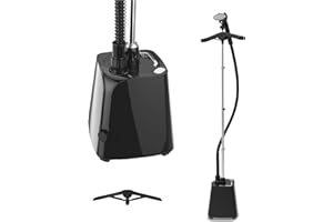 SteamOne - Steamer Défroisseur Vapeur 1800W 40g/min H18B - Fer Vertical Autonomie 45min (1800ml) - Élimine 99,99% d'Impuretés - Prêt en 60s - Câble 2m - Tuyau Triple Protection Thermique