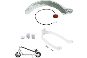 Fututech Kit Parafango Posteriore per Xiaomi M365 PRO Fanale Posteriore Supporto Tappo Antipolvere Fuoco Freno Monopattino Accessorio Scooter Elettrico Parte di Ricambio