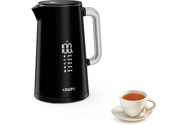 Krups BW8018 Smart'n Light elektrisk vattenkokare | 5 temperaturnivåer | digital display