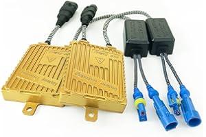 PG TECH LIGHTING PROGEAR TECH PERFORMANCE 55W Heavy Duty Fast Bright AC Digital HID Xenon Replacement Ballast for 12V Non-CANBUS Vehicles Aftermarket HID System (Pack of 2)